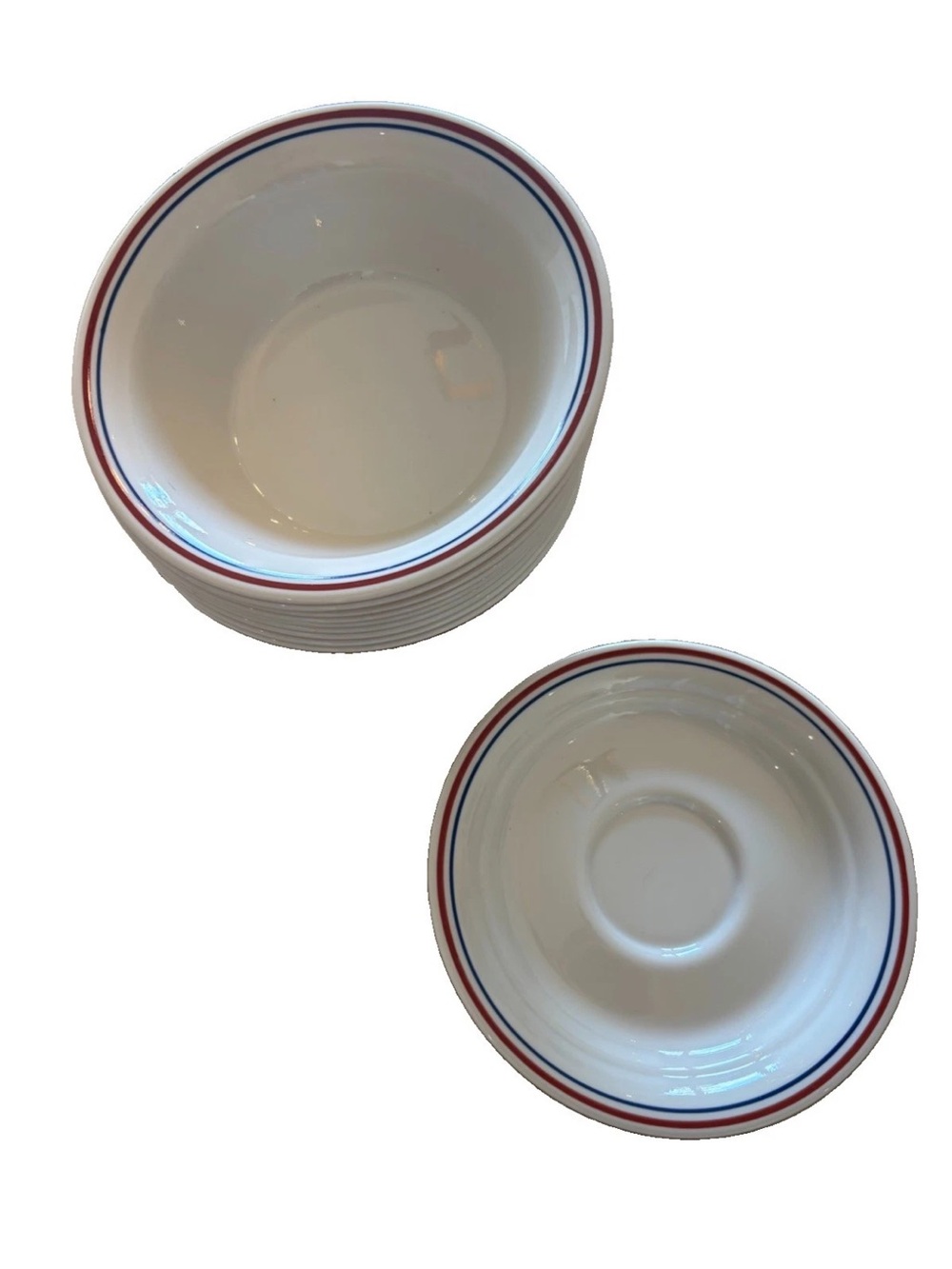 Vintage! Corelle, the Abundance soup bowls and dessert plates! (C)